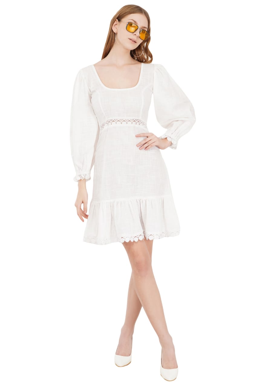 Constance white dress